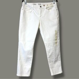 A.n.a women size 12P mid-rise ankle skinny super soft stretch fitted hip & thigh